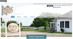 Desktop Screenshot of dietzpet.com