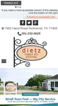 Mobile Screenshot of dietzpet.com